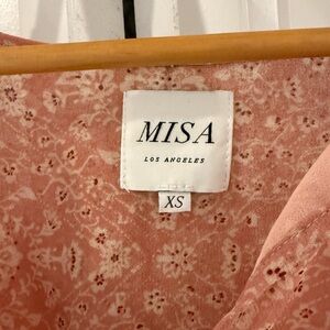 Misa Los Angeles Blush Floral Dress XS